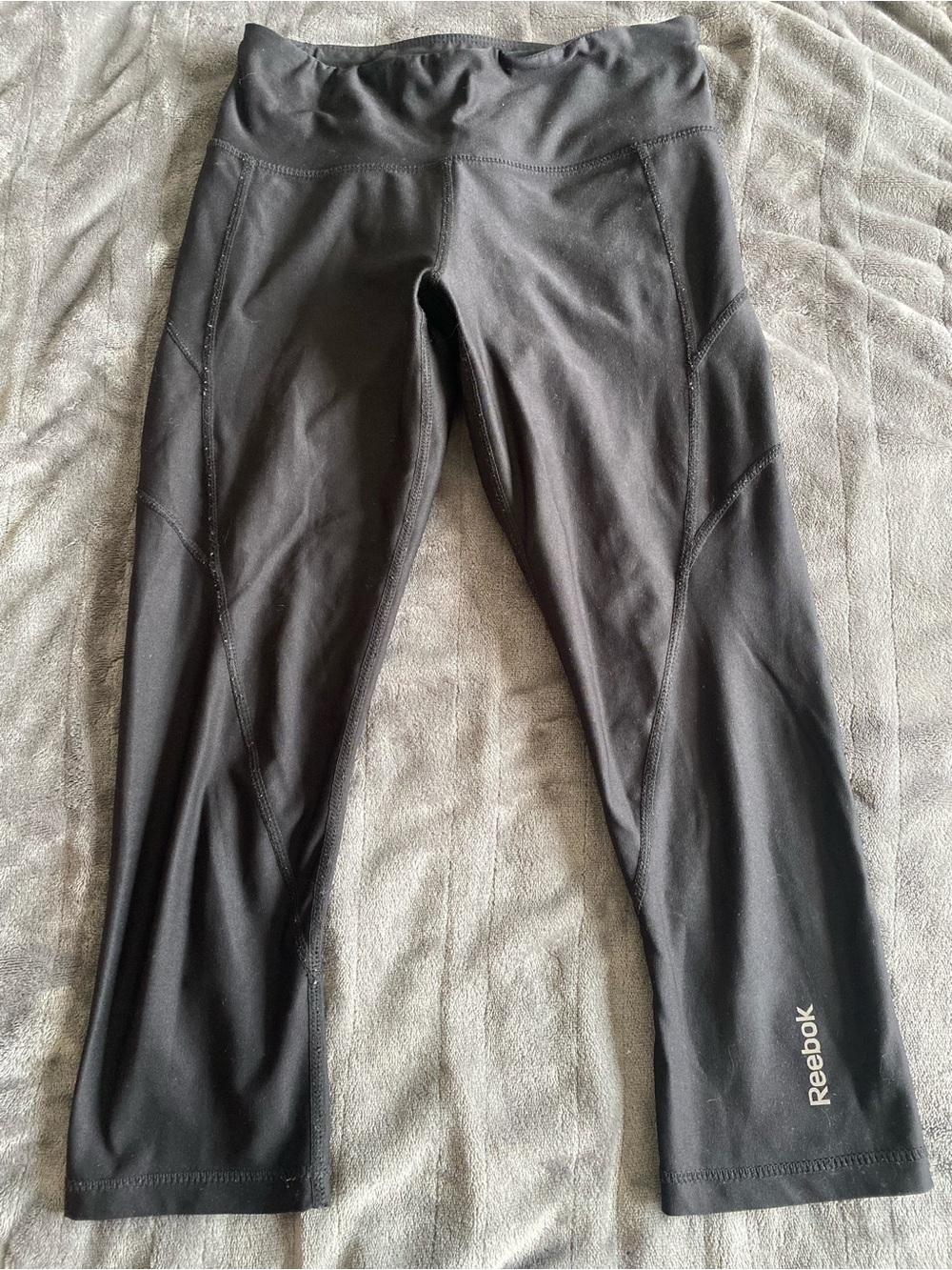 Reebok Black Capri Workout Leggings